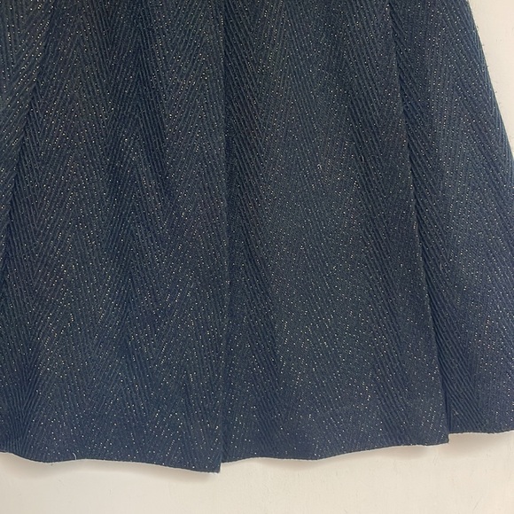 The people’s black and gold pleated skirt size 2 great condition - Picture 2 of 2